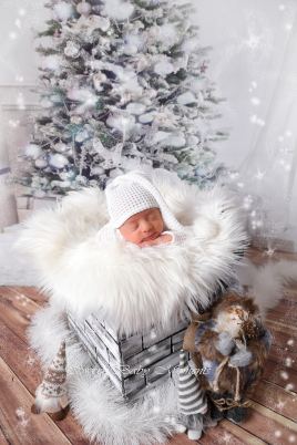 коледни снимки за бебета