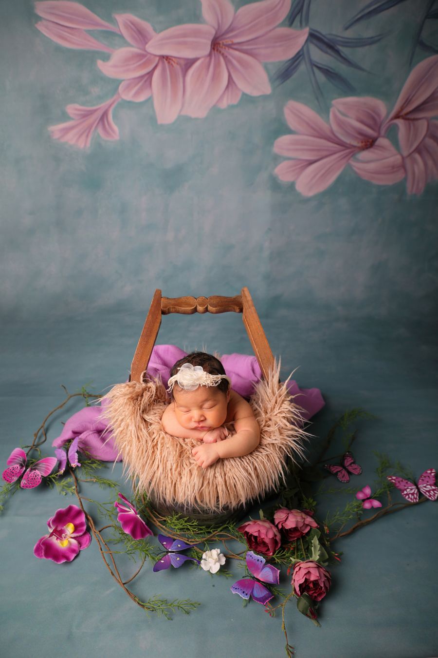 Фотосесия за новородено бебе София