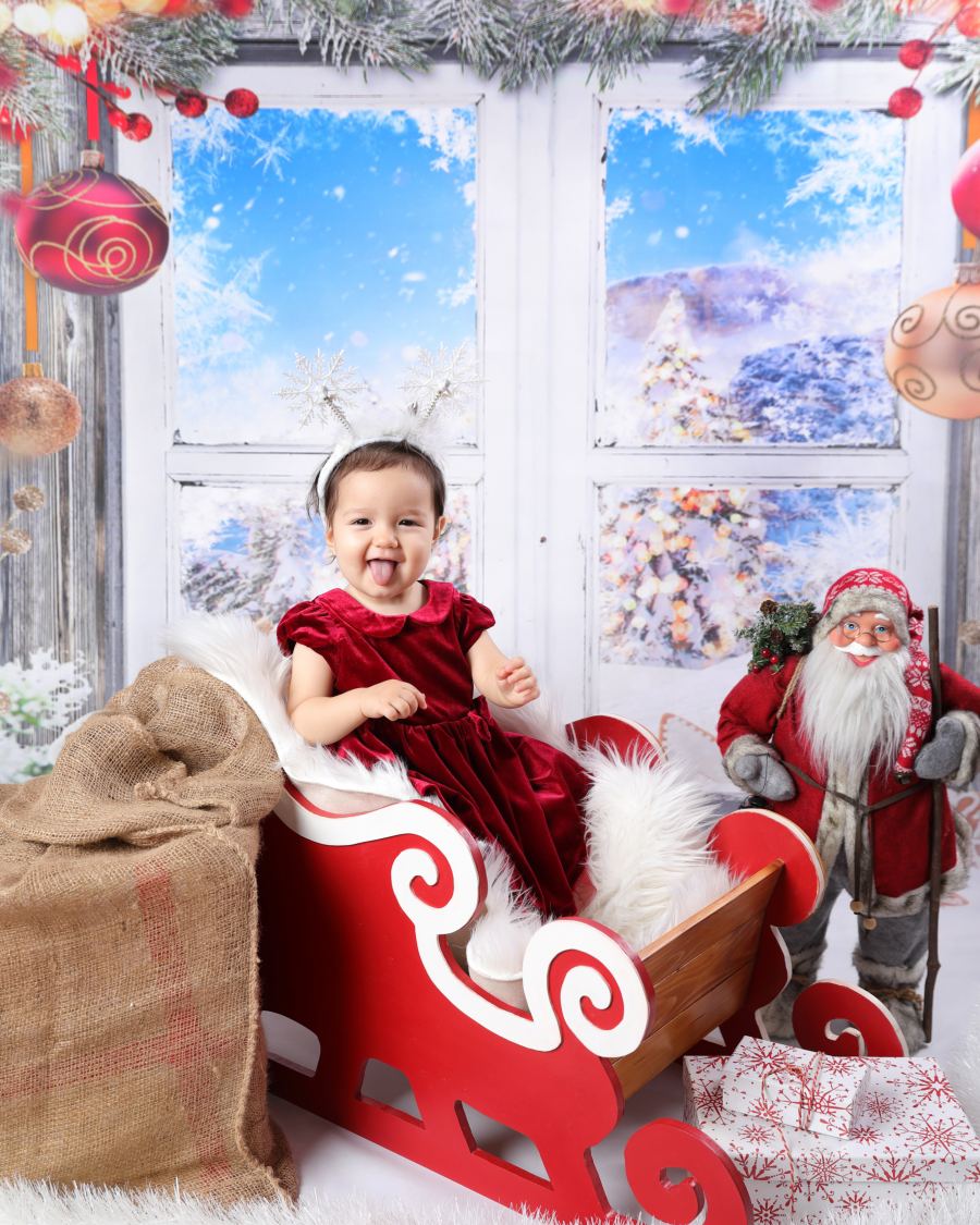 Коледна фотосесия за деца в град София